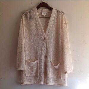 HARPER Elegant Cream Cardigan